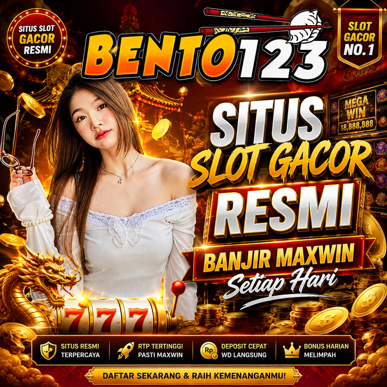 BENTO123 彡 Situs Slot Gacor Resmi Banjir Maxwin Setiap Hari