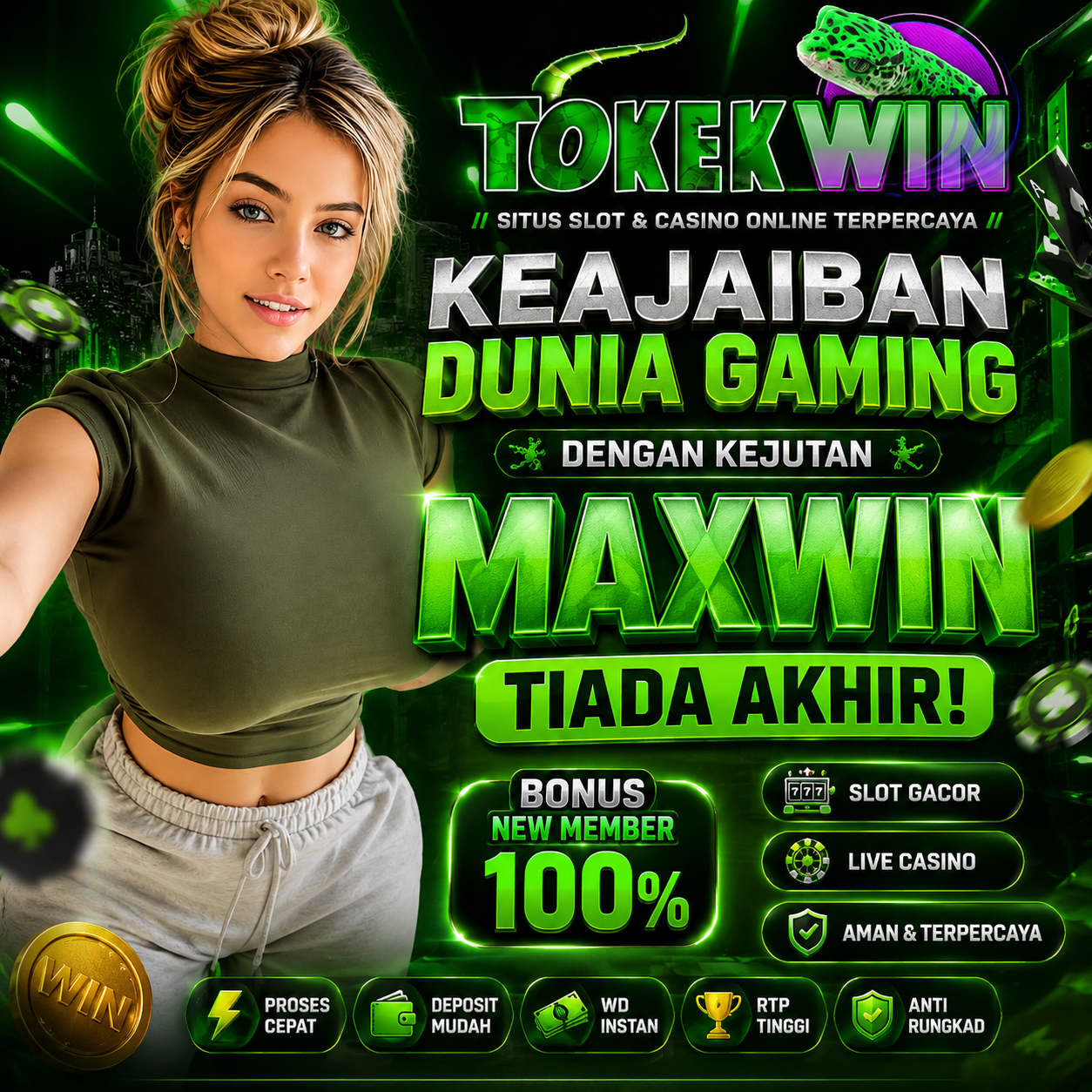 TOKEKWIN | Keajaiban Dunia Gaming dengan Kejutan Maxwin Tiada Akhir