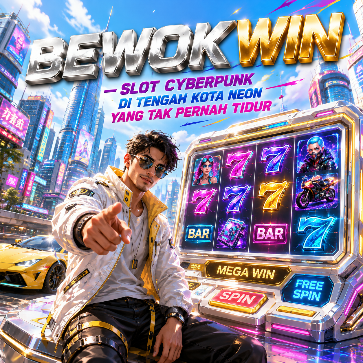 BEWOKWIN — Slot Cyberpunk di Tengah Kota Neon yang Tak Pernah Tidur
