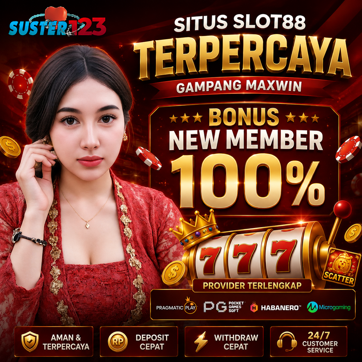 SUSTER123 ️ Hotspot Bandar Slot Online Paling Gacor Hari Ini