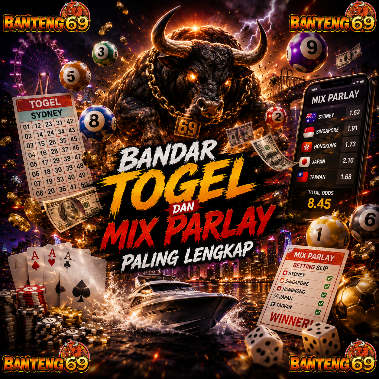 BANTENG69 >> Bandar Togel dan Mix Parlay Paling Lengkap