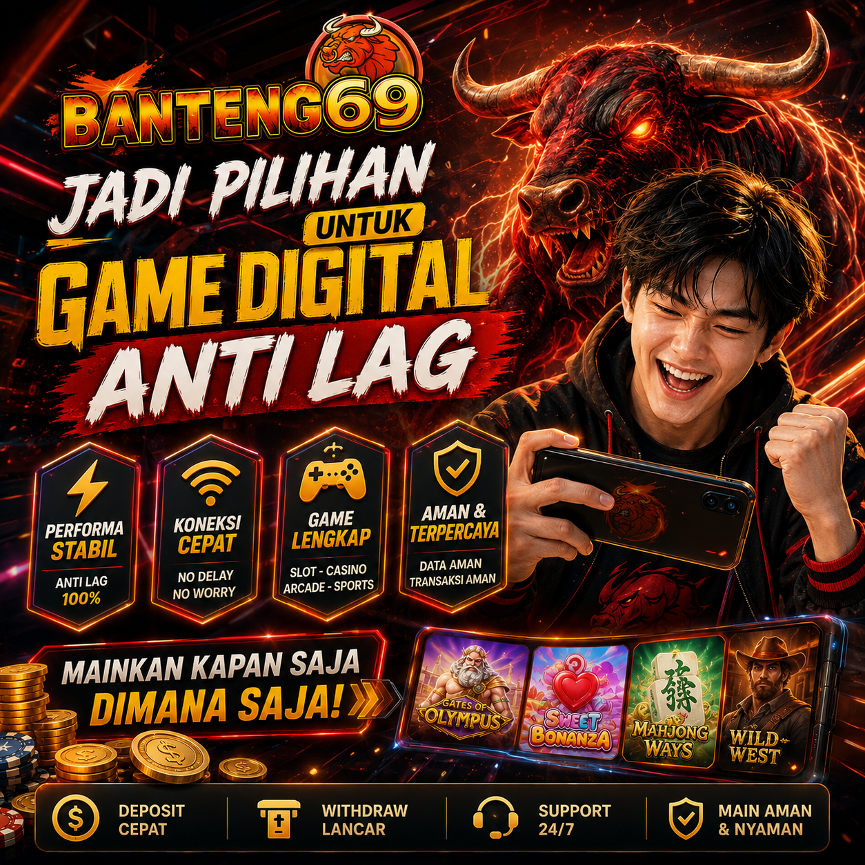 Galeri foto BANTENG69 – Makin Dibuka, Makin Bikin Kepo Bro! di Jakarta
