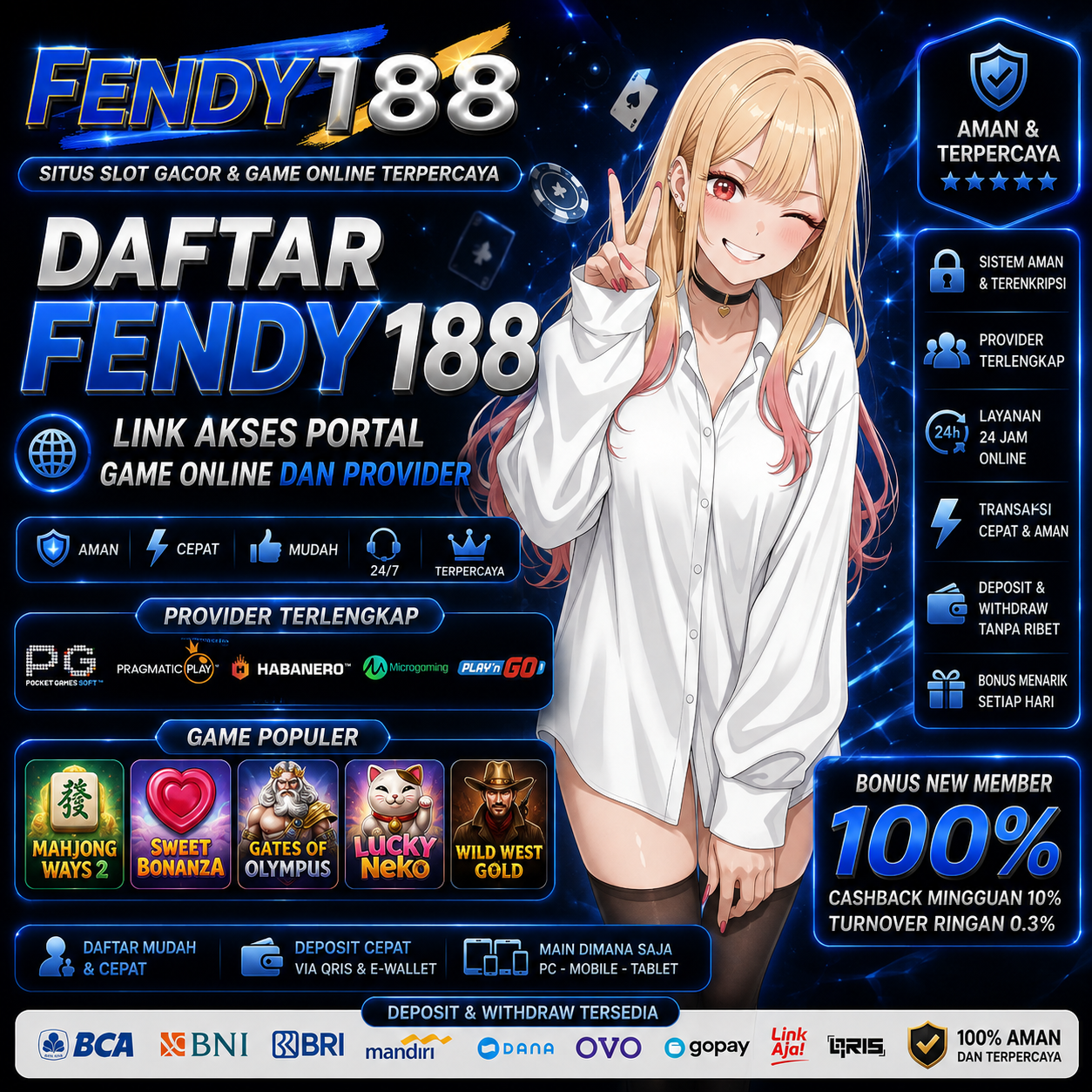 Daftar FENDY188 | Link Akses Portal Game Online dan Provider