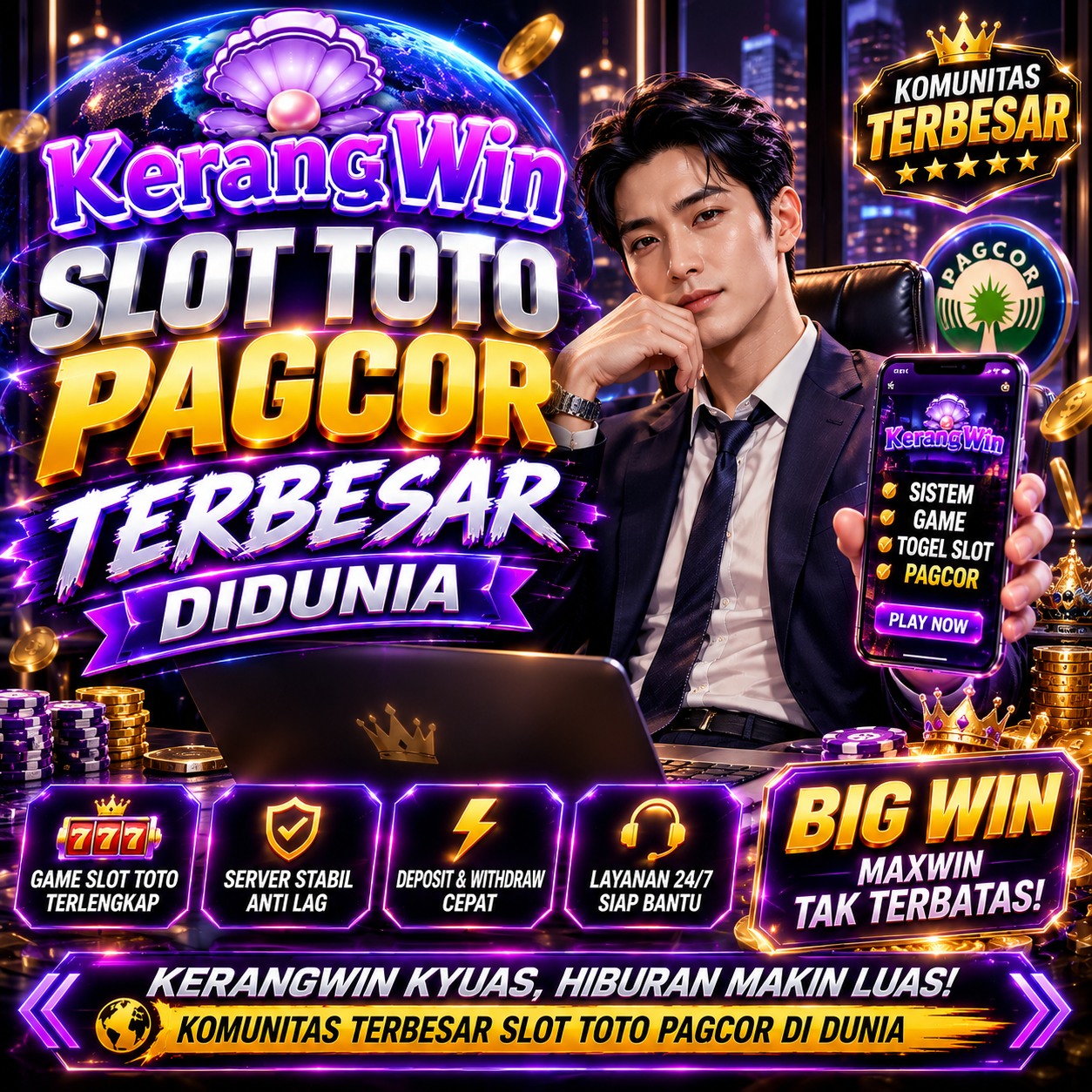 KERANGWIN Komunitas Terbesar Slot Toto Pagcor Terbesar Didunia