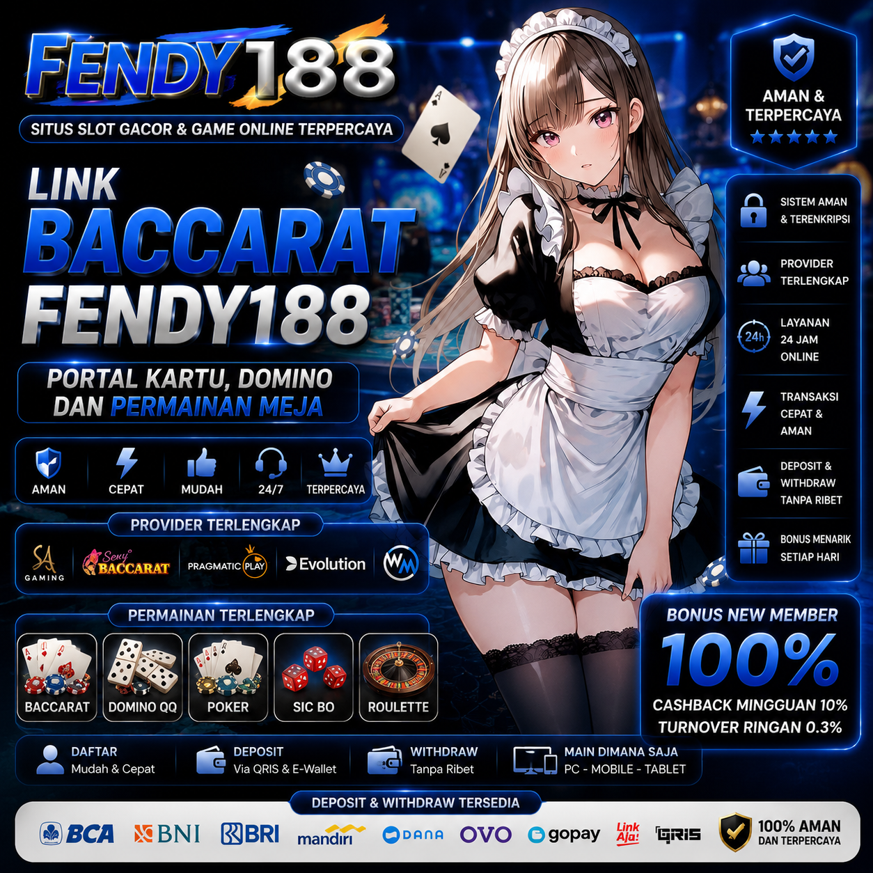 Link Baccarat FENDY188 | Portal Kartu, Domino dan Permainan Meja