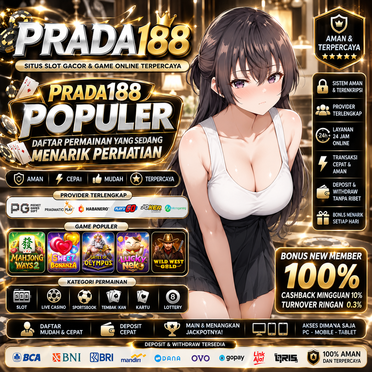 PRADA188 Populer | Daftar Permainan yang Sedang Menarik Perhatian