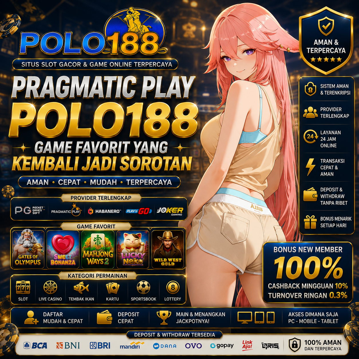 POLO188: Akses Mudah via E-Wallet, Deposit Cepat