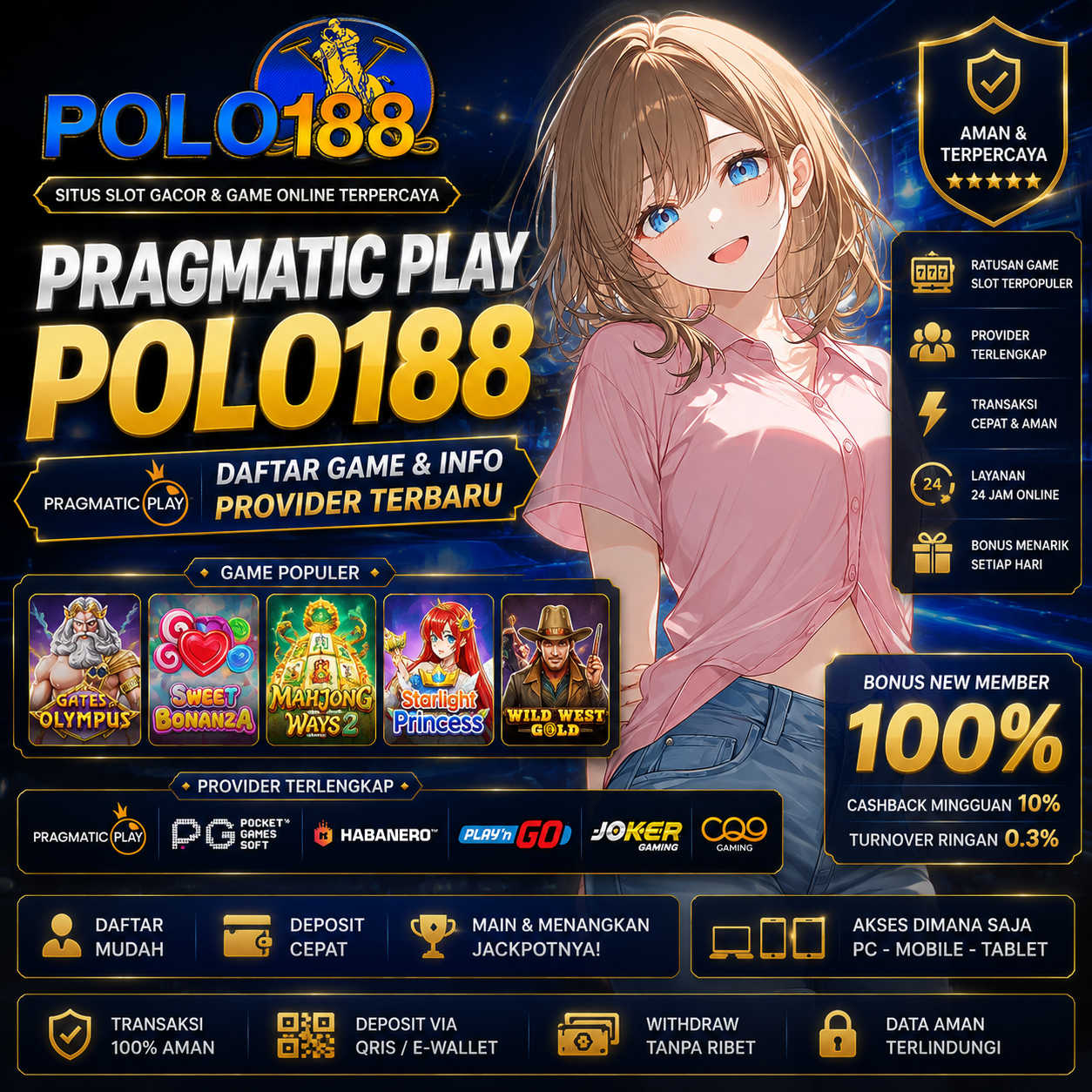 Pragmatic Play POLO188 | Daftar Game dan Info Provider Terbaru