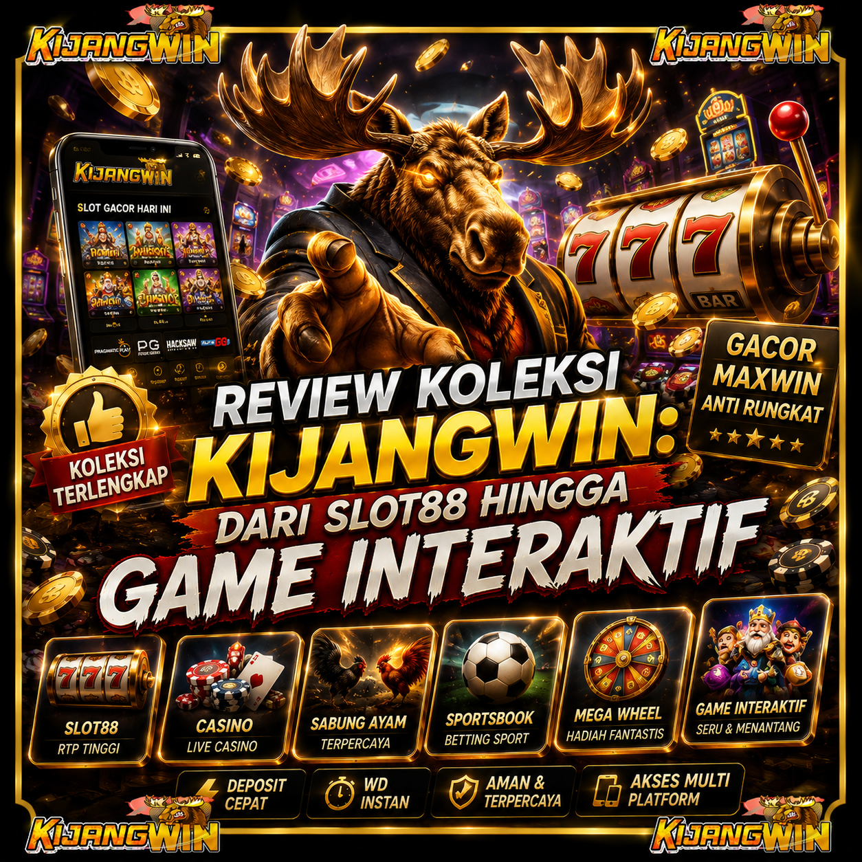 Review Koleksi KIJANGWIN: Dari Slot88 hingga Game Interaktif