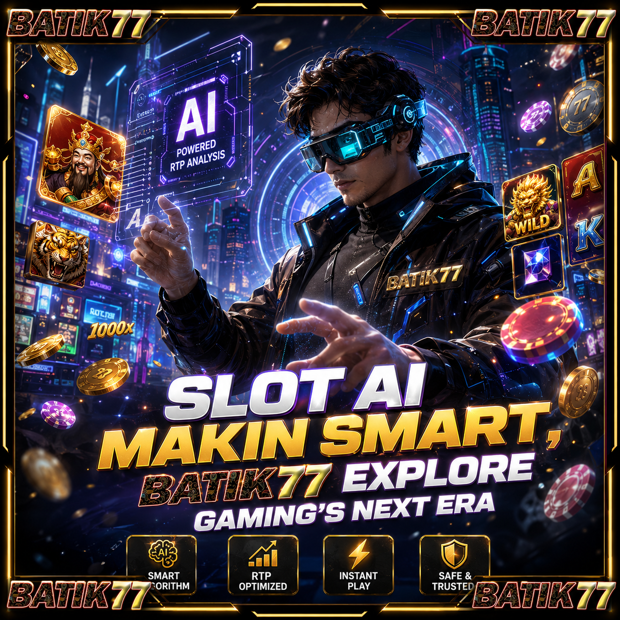 Slot AI Makin Smart, BATIK77 Explore Gaming’s Next Era