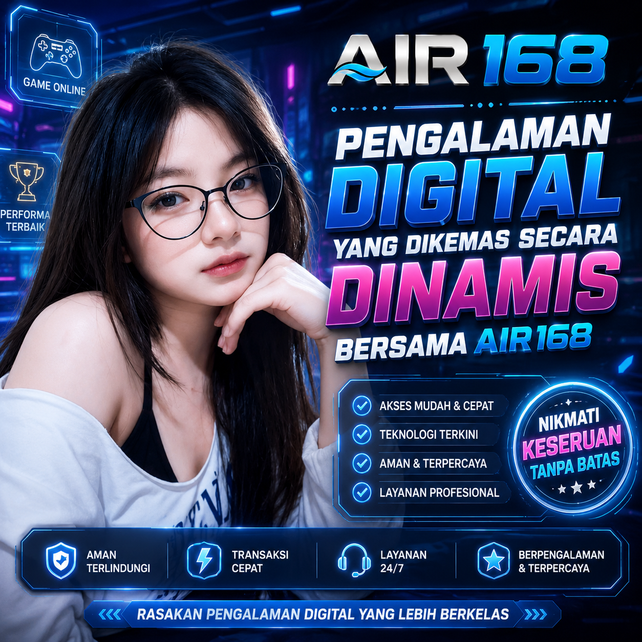 AIR168 Bandar Ceme Pokerv Terbaru & Taruhan Mobile Legends