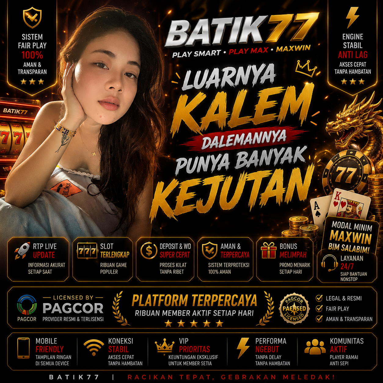 BATIK77 | Luarnya Kalem Dalemannya Punya Banyak Kejutan