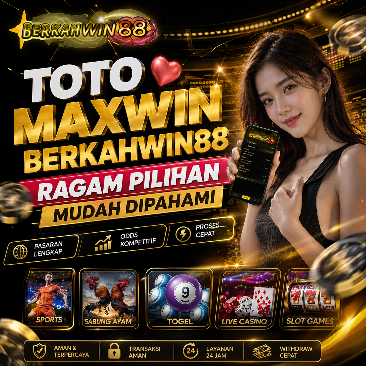 Toto Maxwin BERKAHWIN88 ❤️ Ragam Pilihan Mudah Dipahami