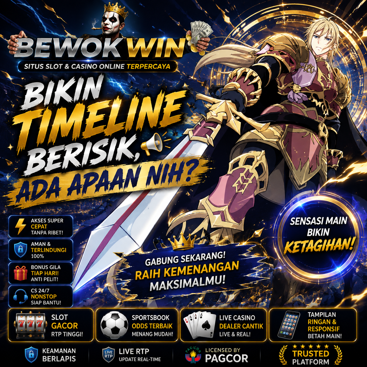 BEWOKWIN ️ Hotspot Bandar Slot Online Paling Gacor Hari Ini