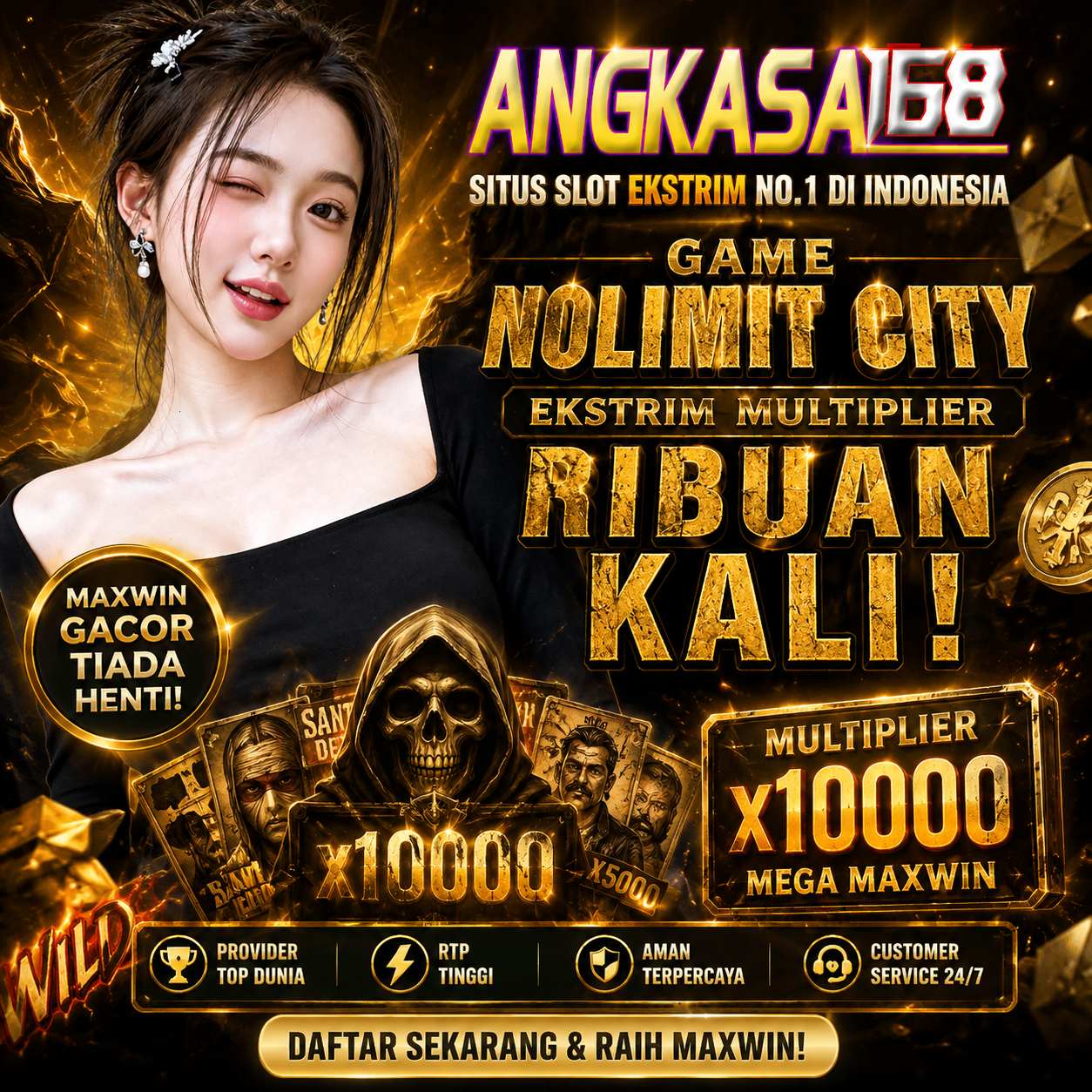 ANGKASA168 -> Game Nolimit City Ekstrim Multiplier Ribuan Kali.
