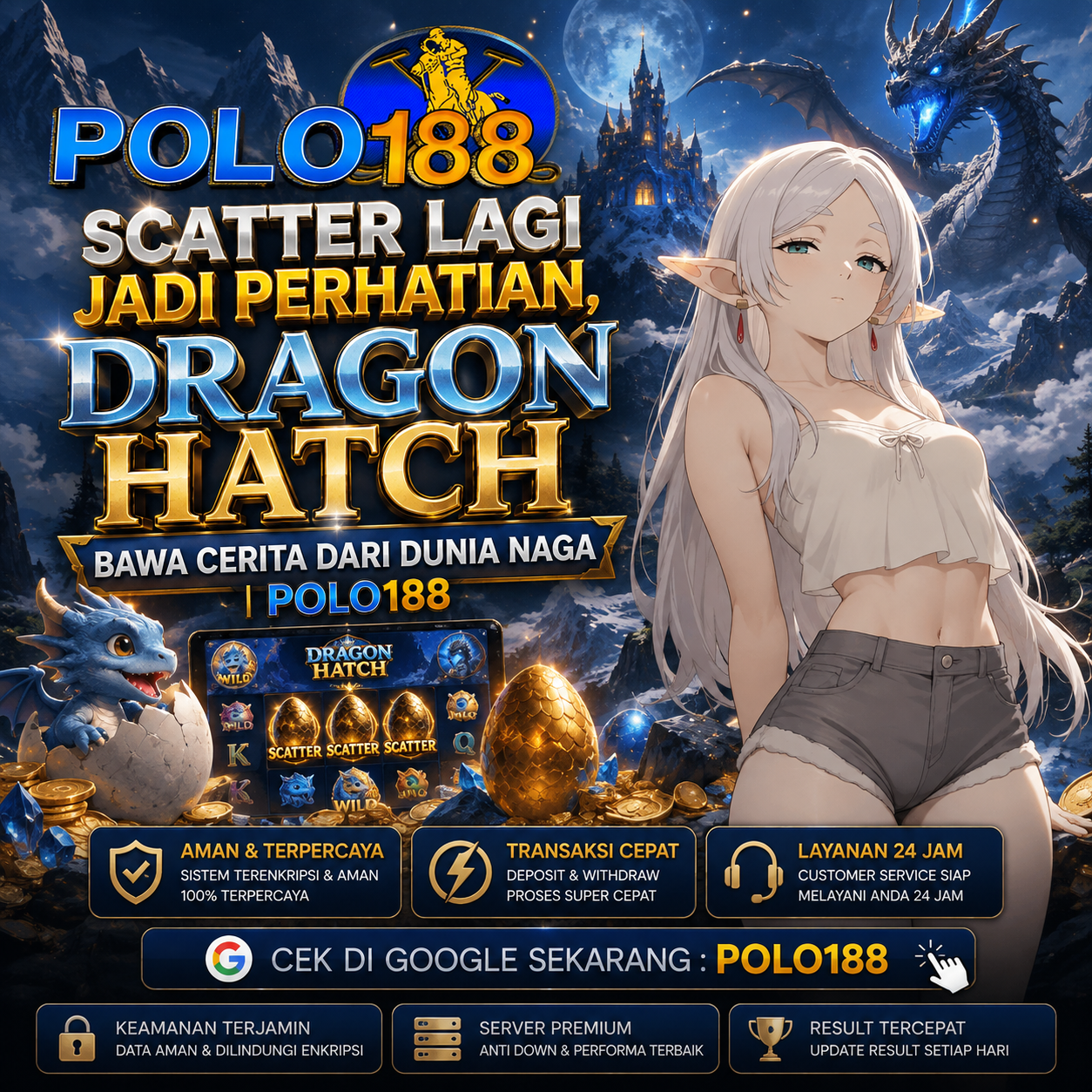 POLO188 Server Stabil 24 Jam, Main Dragon Tiger Lancar 2026