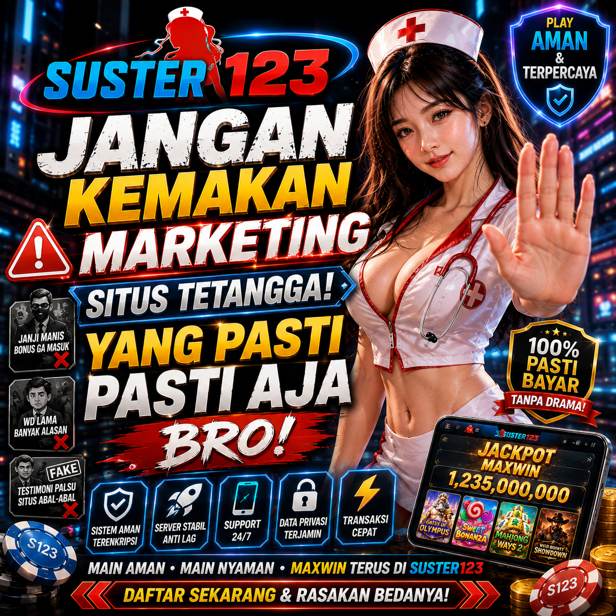 SUSTER123 Pencahayaan Komersial