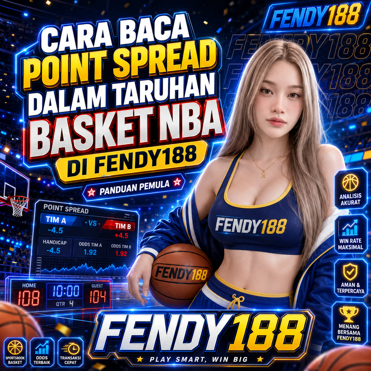 Cara Baca Point Spread Dalam Taruhan Basket NBA Di Fendy188 by Hey siriusly