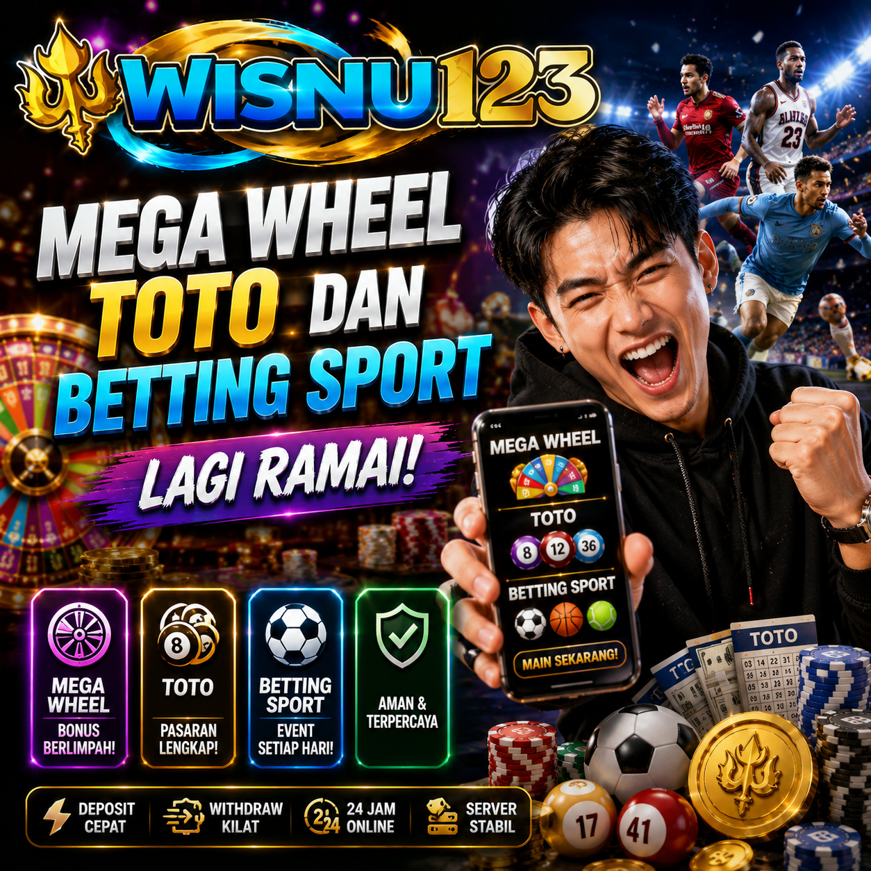 WISNU123 ㄨ Mega Wheel Toto dan Betting Sport Lagi Ramai - WooCommerce eCommerce
