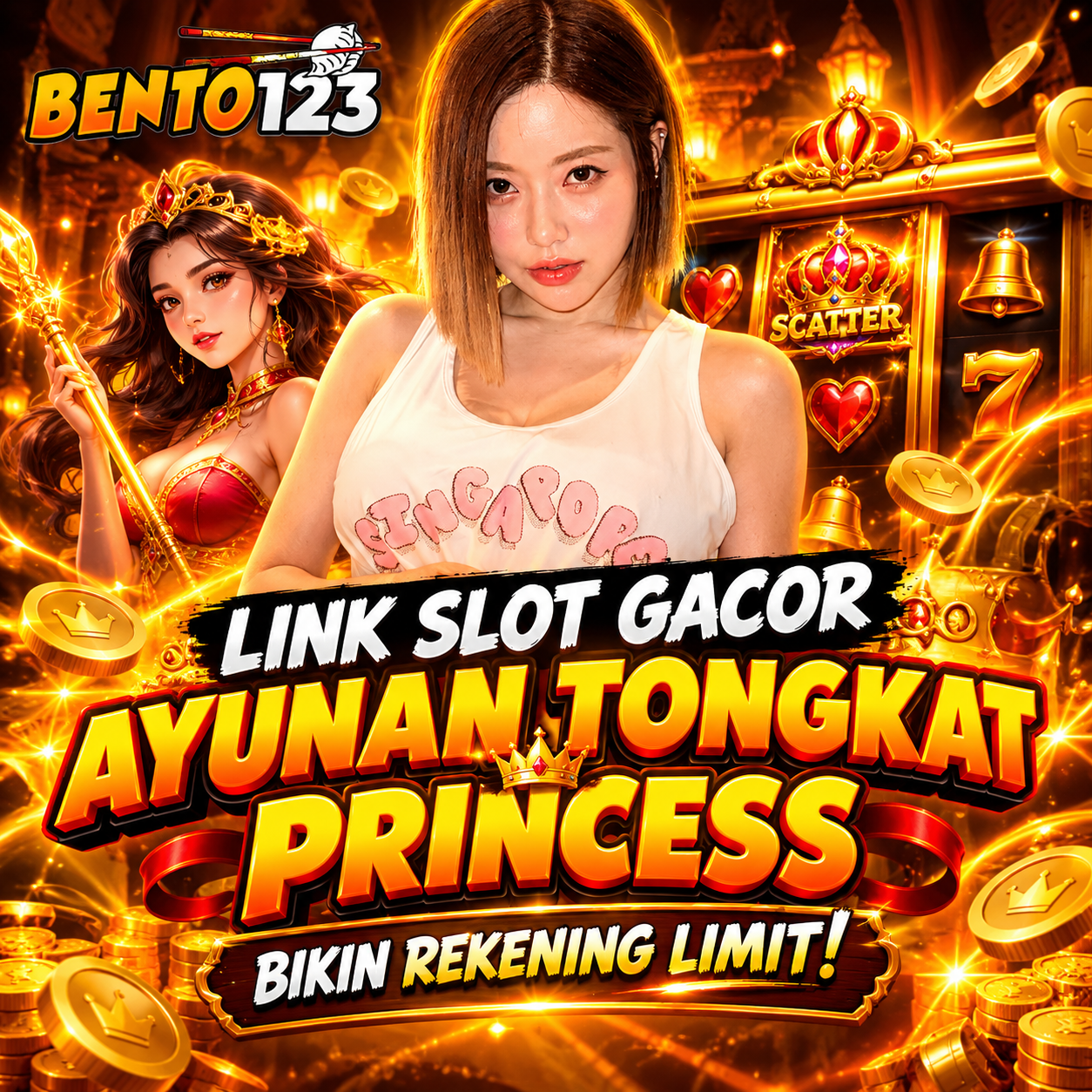 BENTO123: Link Slot Gacor Ayunan Tongkat Princess Bikin Rekening Limit!