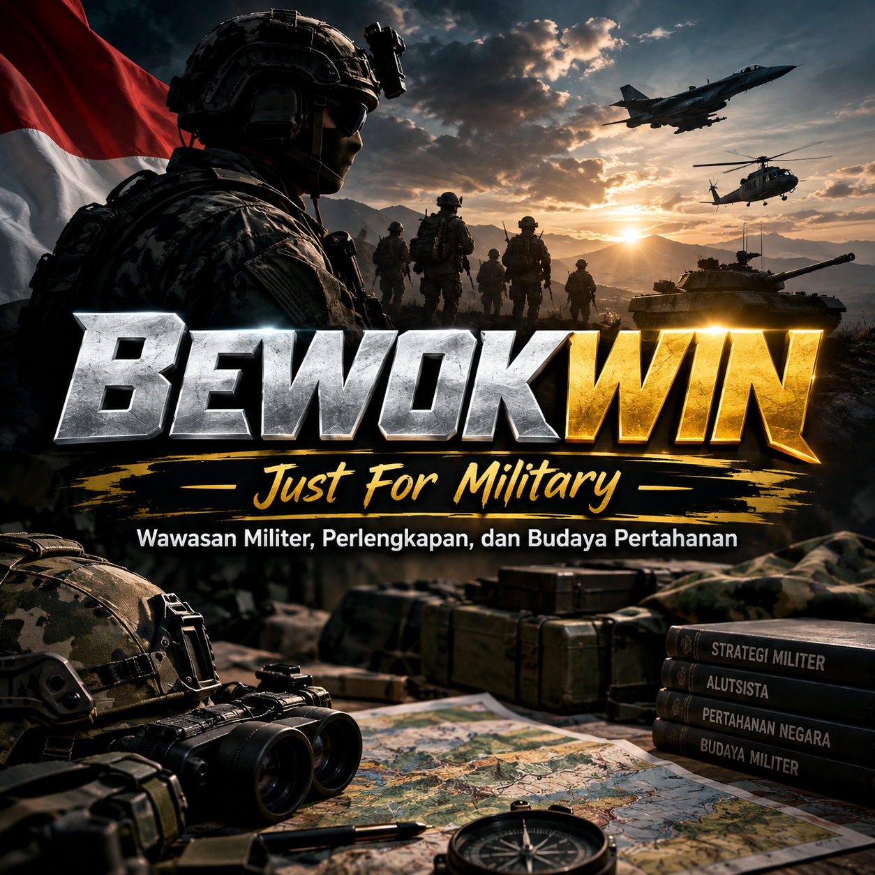 Galeri foto BEWOKWIN — Wawasan Militer & JustForMilitary.com, Perlengkapan serta Budaya Pertahanan di Jakarta