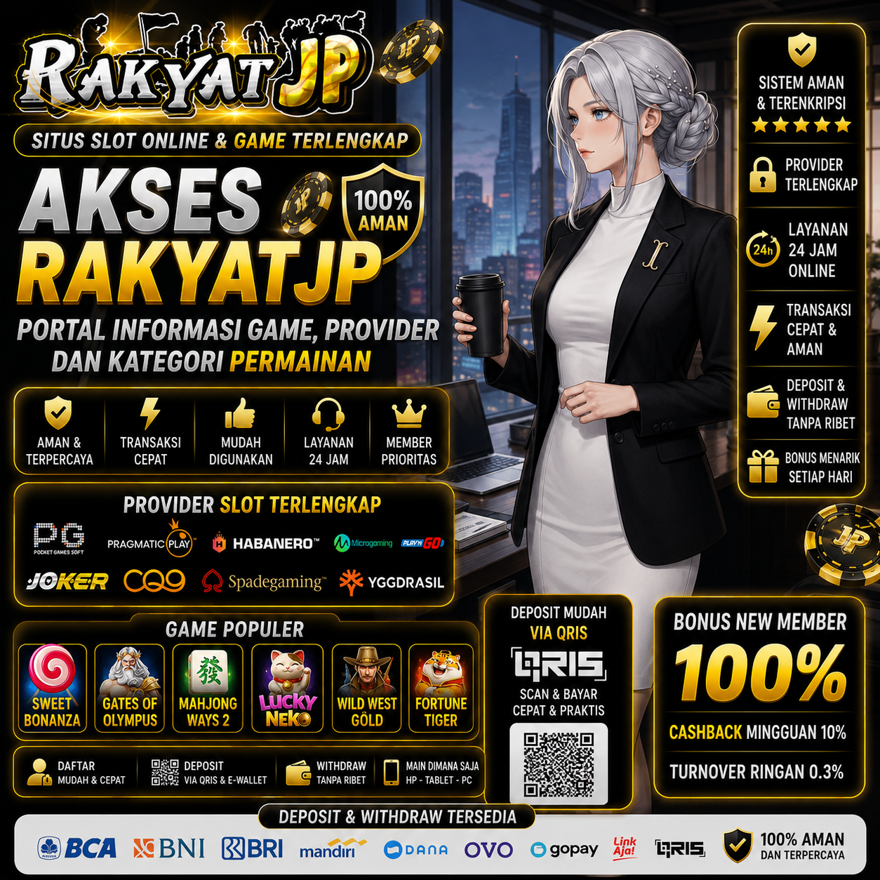 Akses RAKYATJP | Portal Informasi Game, Provider dan Kategori Permainan