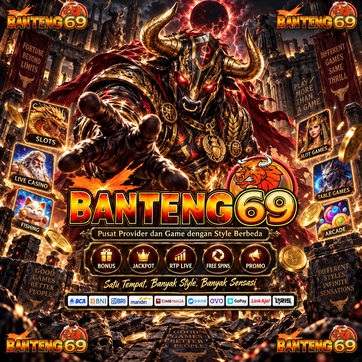 BANTENG69 - Pusat Provider dan Game dengan Style Berbeda