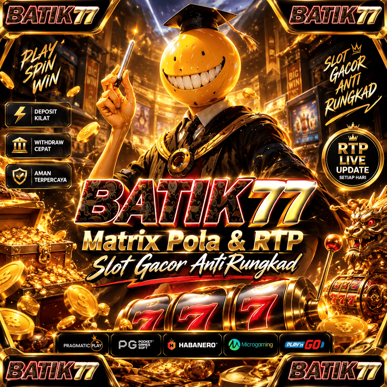 BATIK77 x HOME Matrix Pola & RTP Slot Gacor Anti Rungkad
