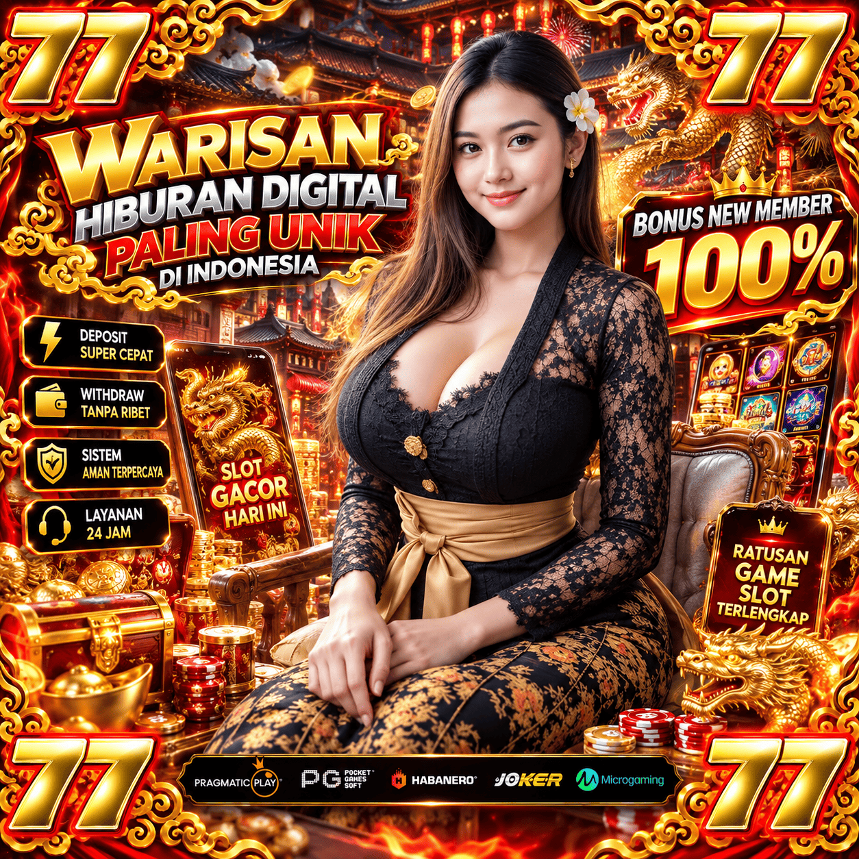 Explore BATIK77 | Warisan Hiburan Digital Paling Unik di Indonesia