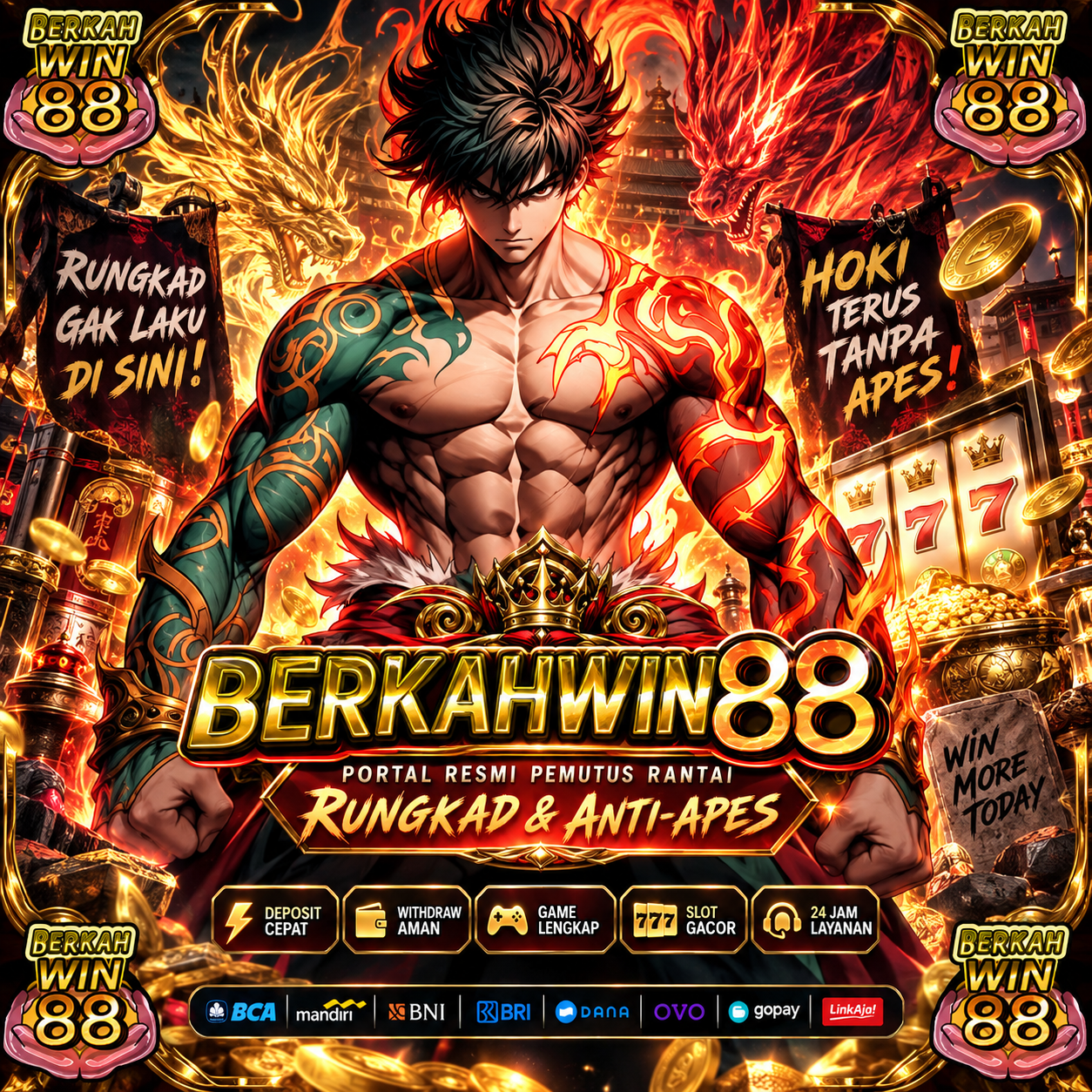 BERKAHWIN88 Banner 1