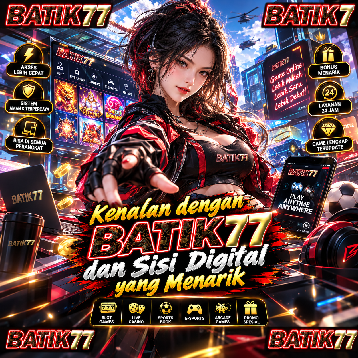 Kenalan dengan BATIK77 dan Sisi Digital yang Menarik