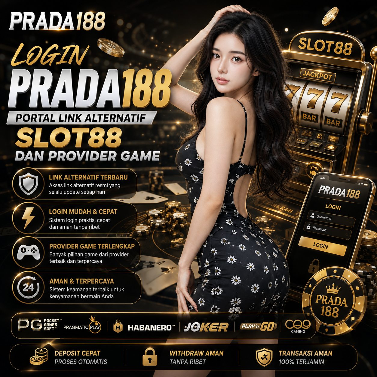 Login PRADA188 | Portal Link Alternatif Slot88 dan Provider Game
