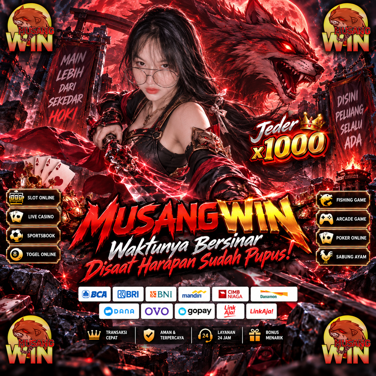 MUSANGWIN # Wujudkan Keinginan JP Maxwin Di Slot  Online Dengan Mudah Sekarang