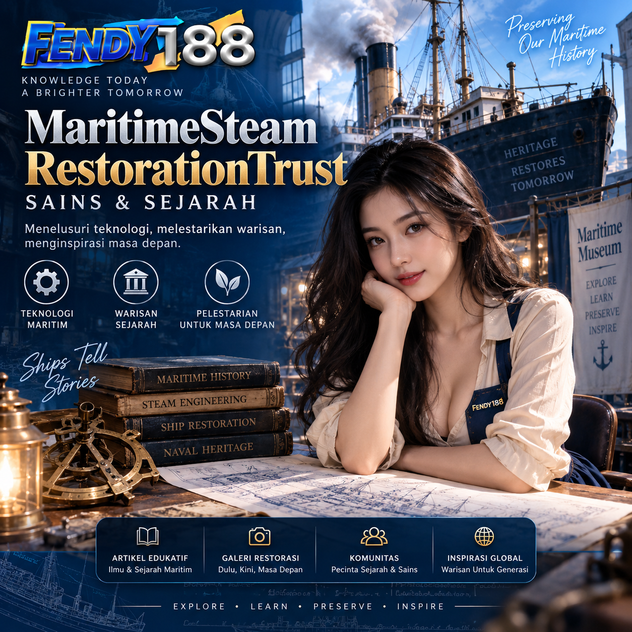 Fendy188 MaritimeSteamRestorationTrust Sains & Sejarah