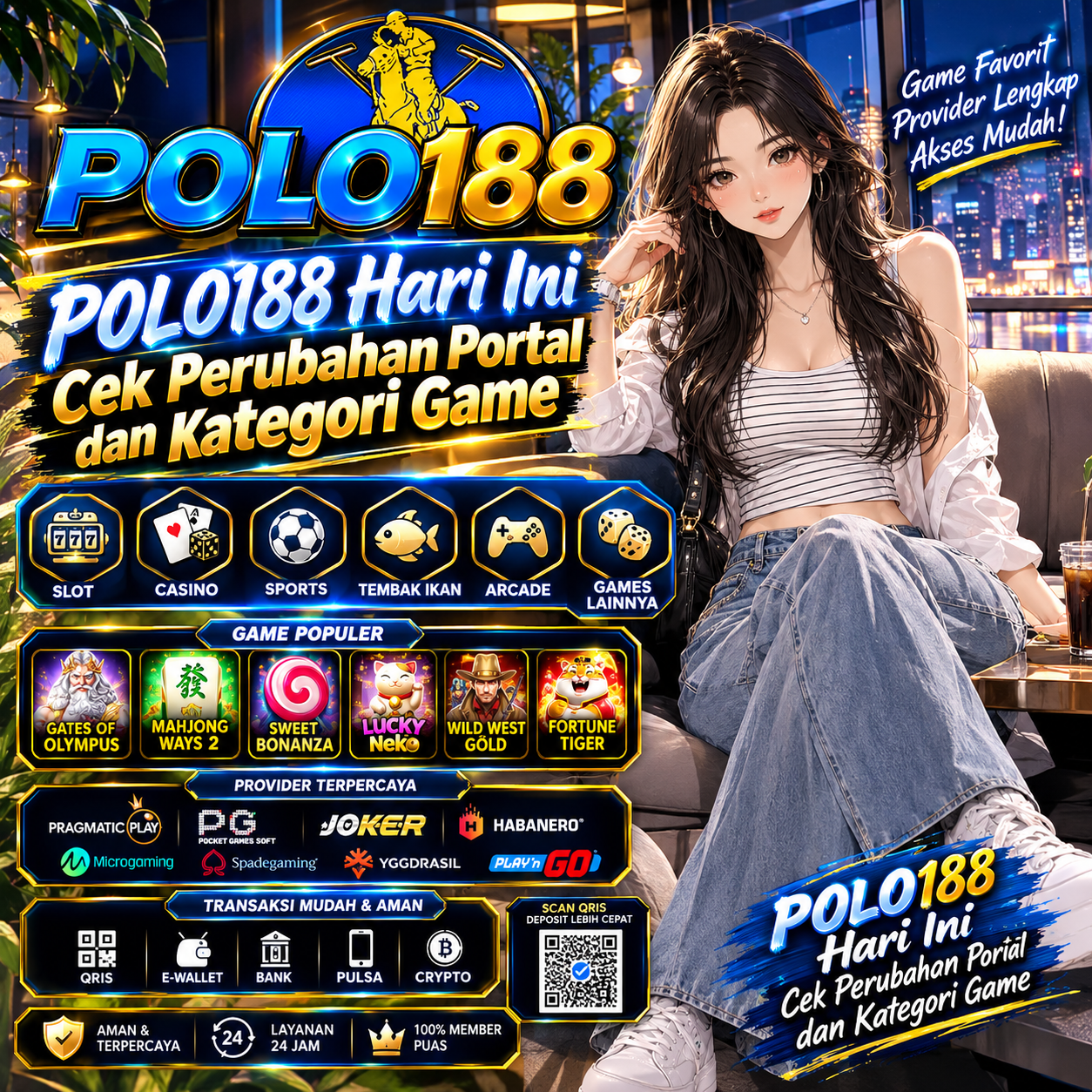 POLO188 Hari Ini | Cek Perubahan Portal dan Kategori Game