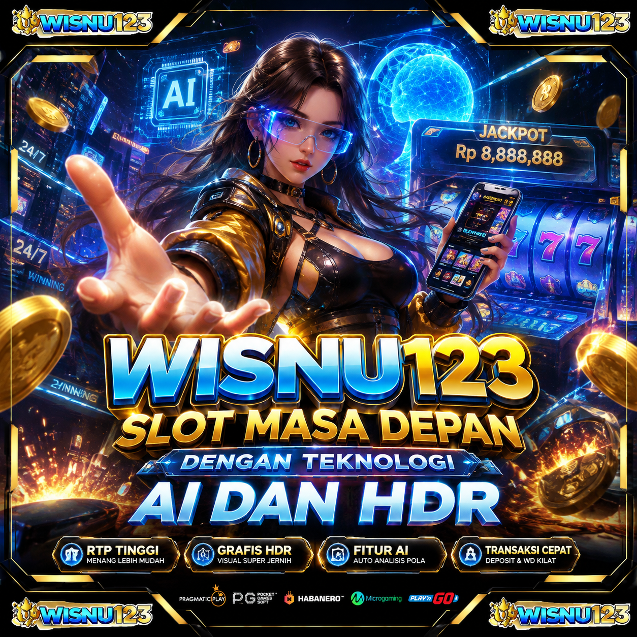 Galeri foto WISNU123 | Slot Masa Depan dengan Teknologi AI dan HDR di Jakarta