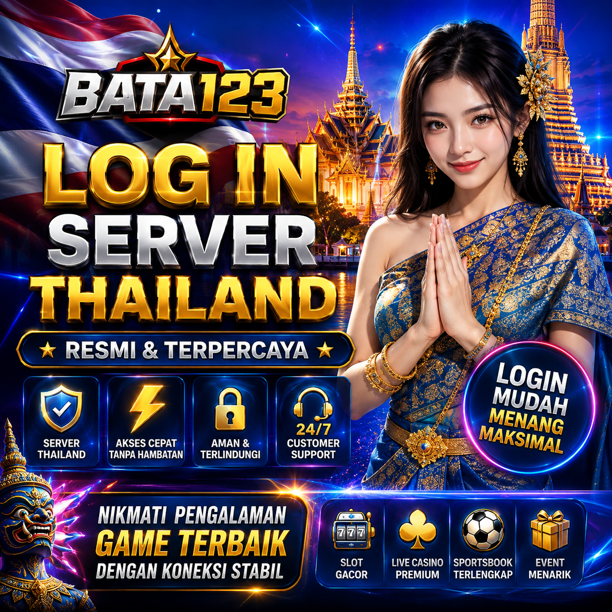 BATA123 Log In Server Thailand Resmi & Terpercaya