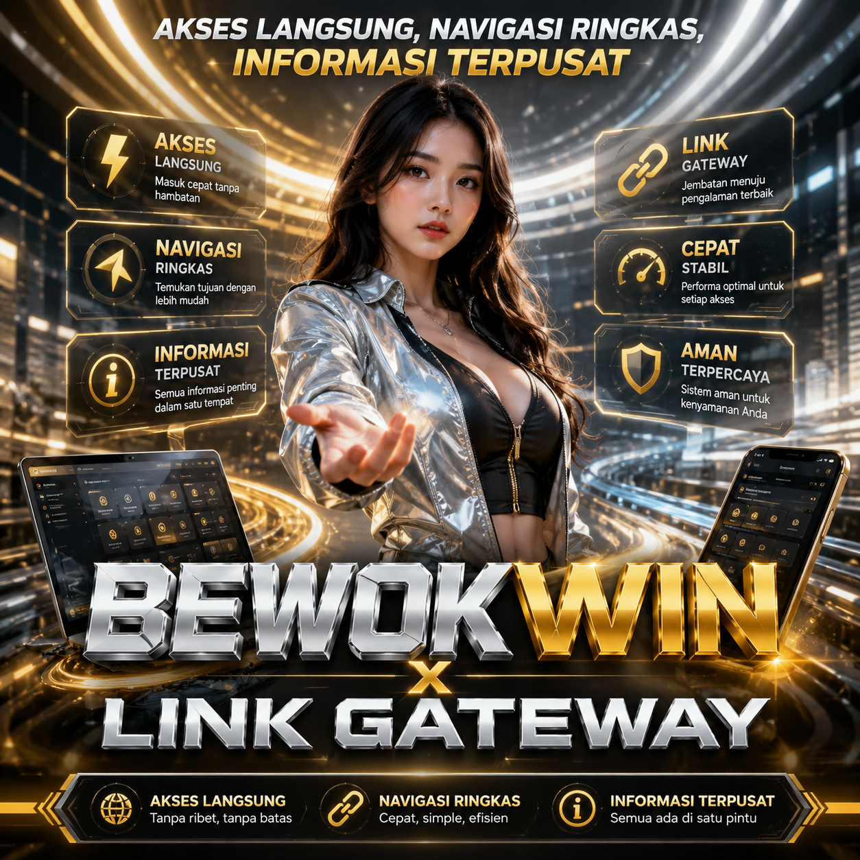 BEWOKWIN x Link Gateway — Akses Langsung, Navigasi Ringkas, Informasi Terpusat