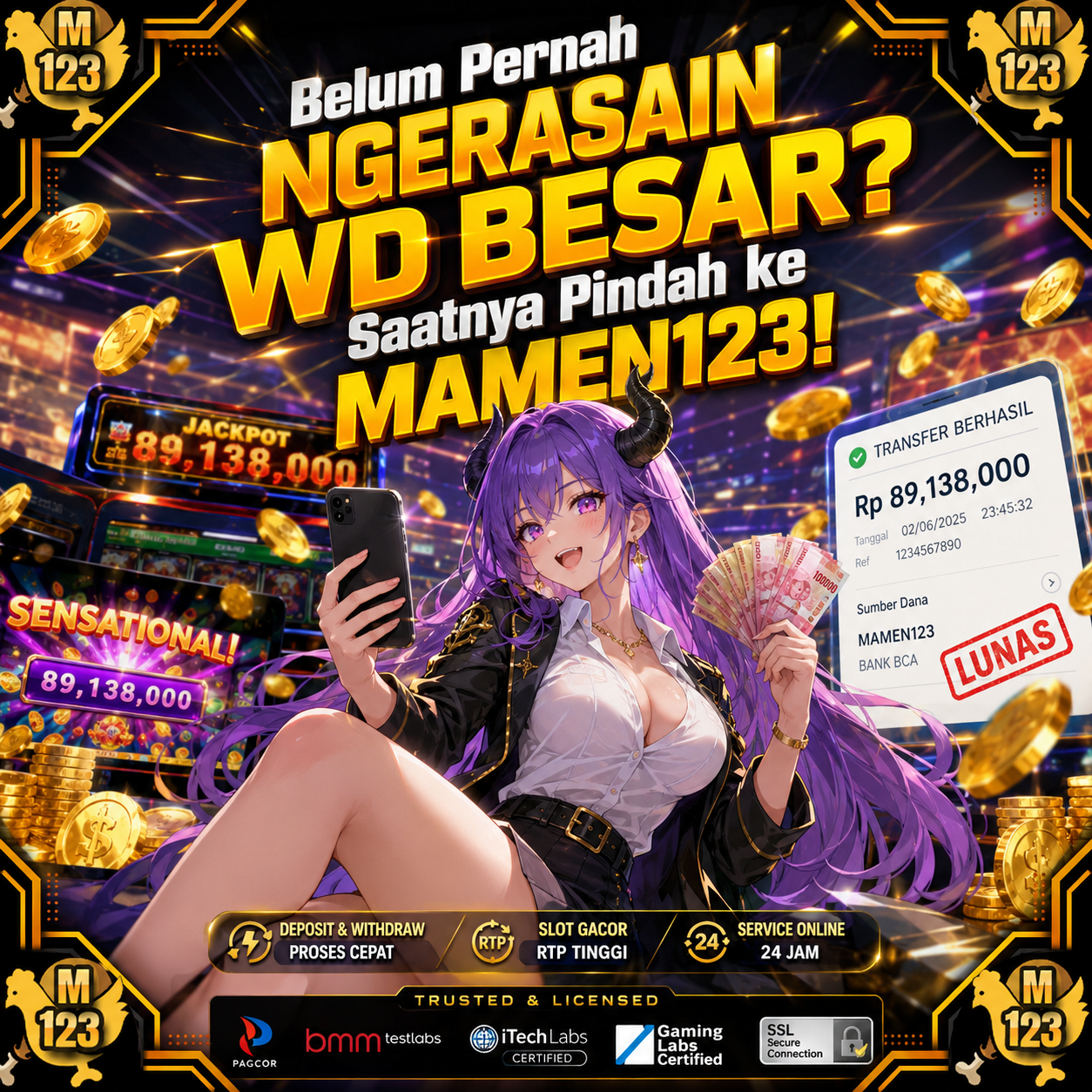 MAMEN123 Pencahayaan Komersial