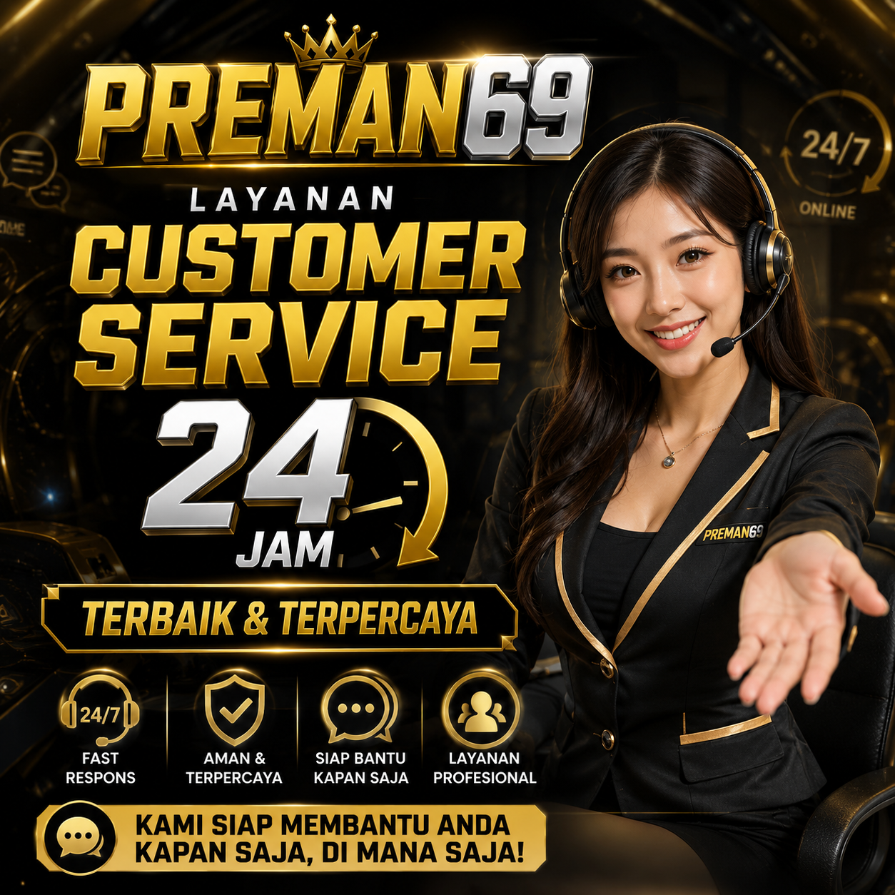 Galeri foto PREMAN69 : Layanan Customer Service 24 Jam Terbaik & Terpercaya di Jakarta
