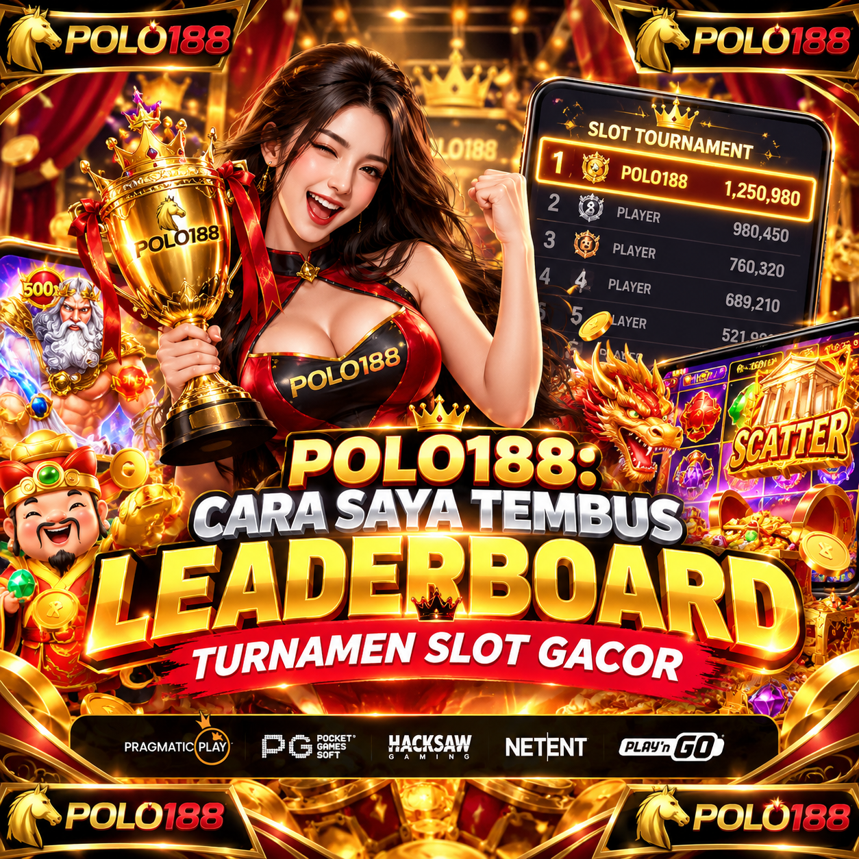 POLO188: Cara Saya Tembus Leaderboard Turnamen Slot Gacor
