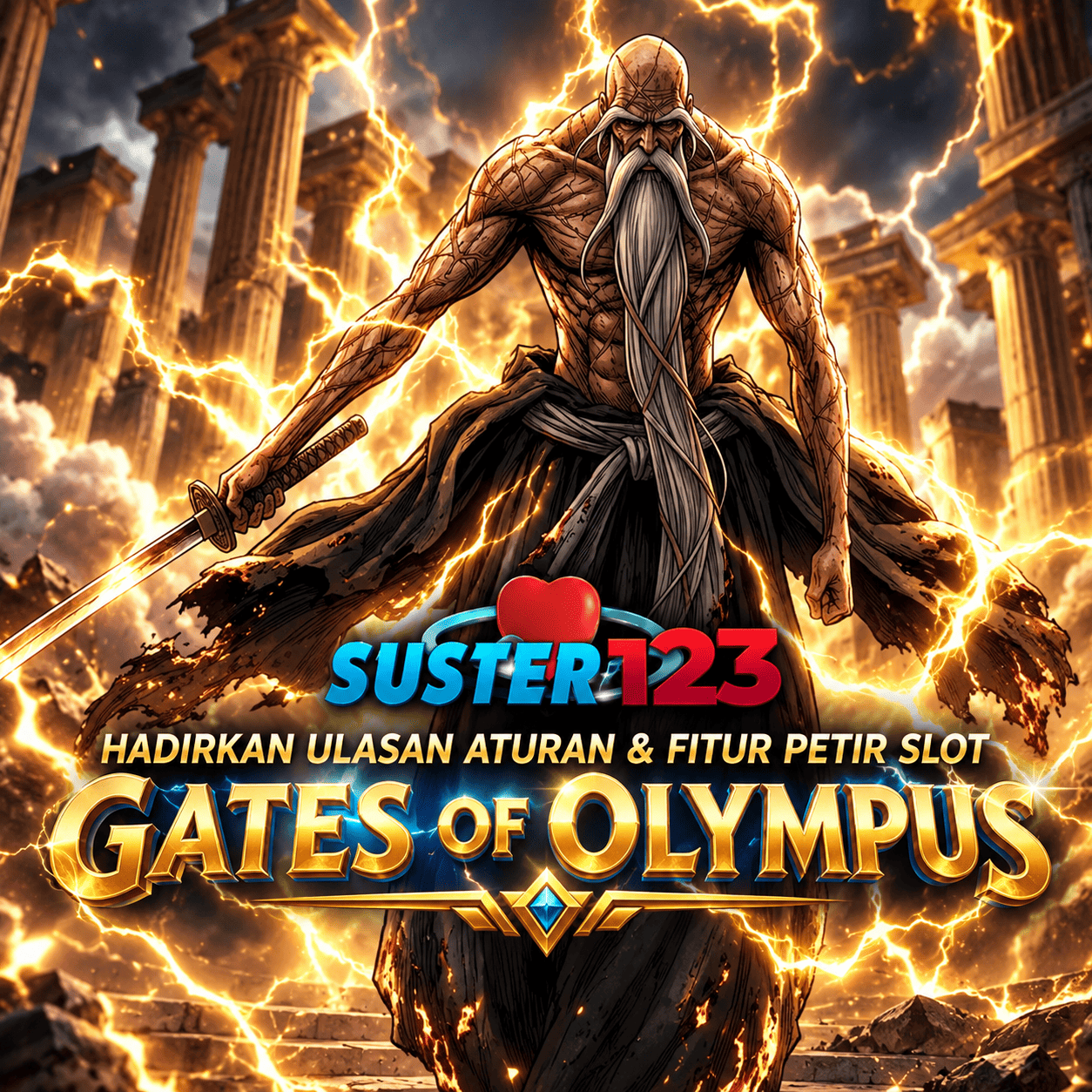 SUSTER123 Hadirkan Ulasan Aturan & Fitur Petir Slot Gates of Olympus