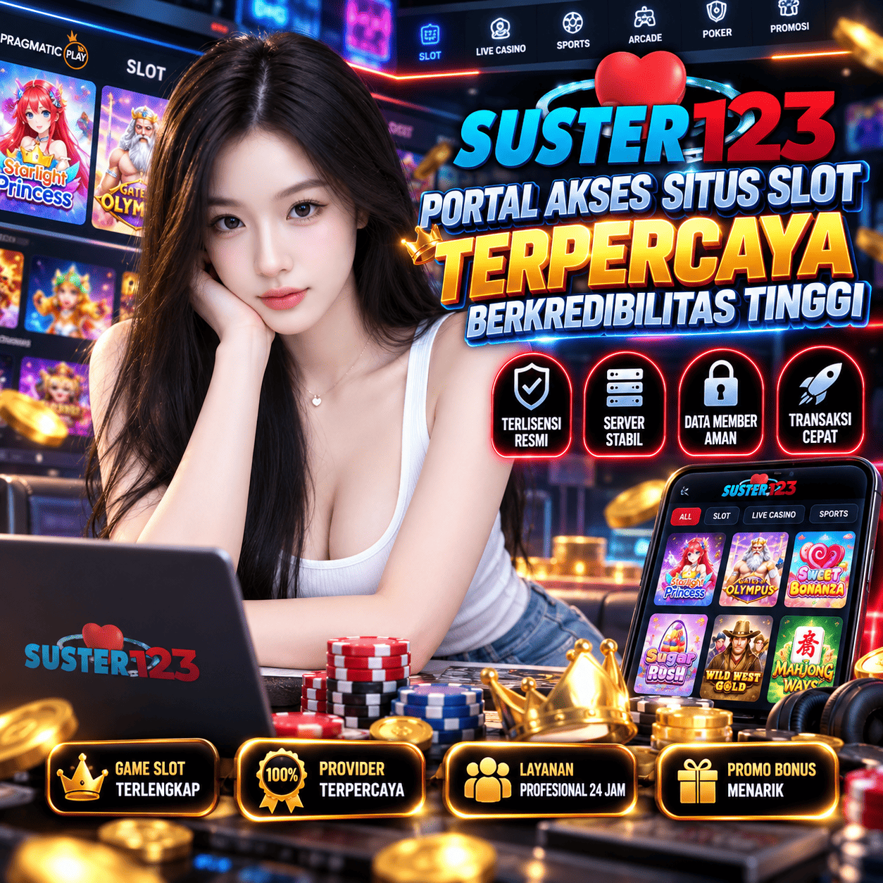 SUSTER123 : Portal Akses Situs Slot Terpercaya Berkredibilitas Tinggi