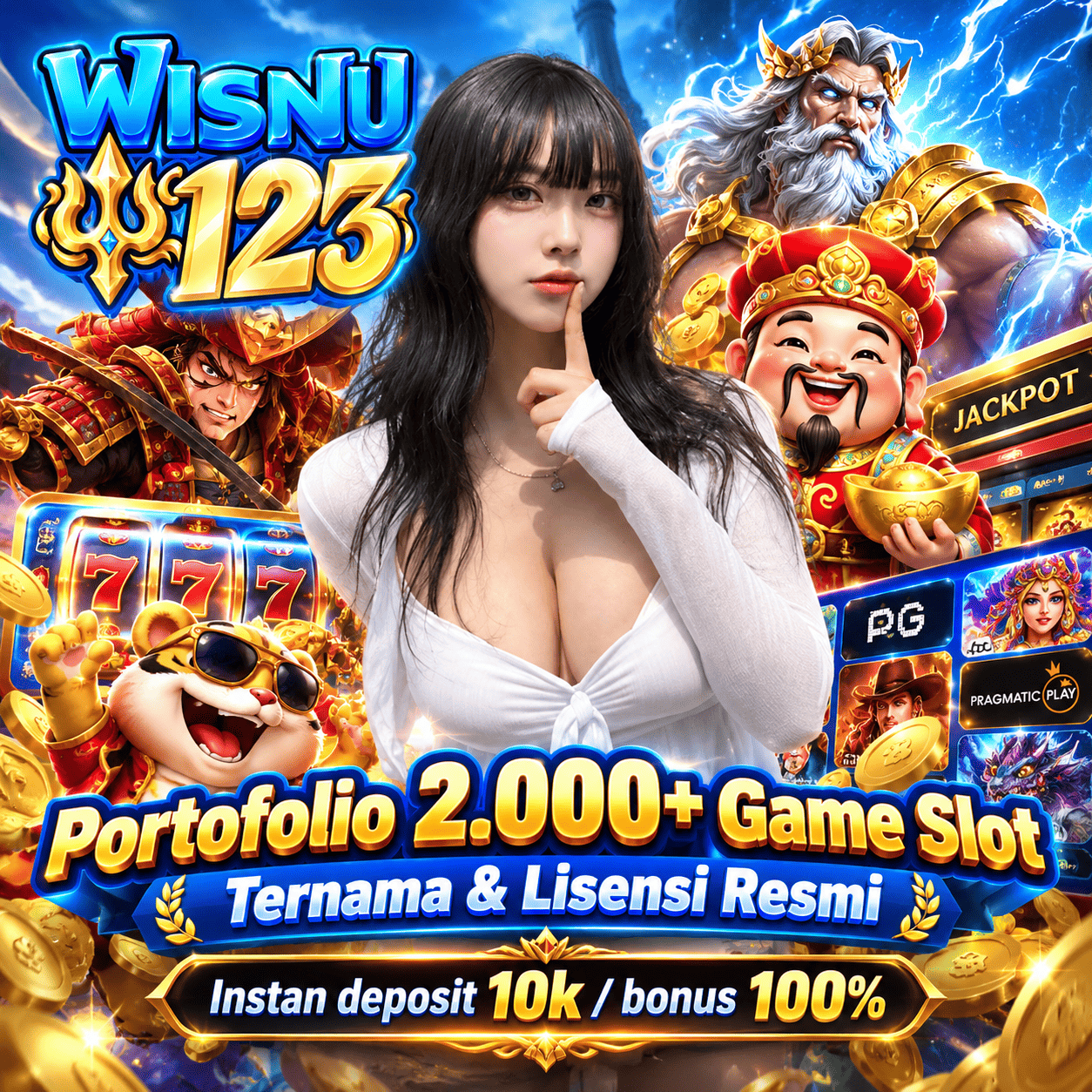 WISNU123 Portofolio 2.000+ Game Slot Ternama & Lisensi Resmi image 1