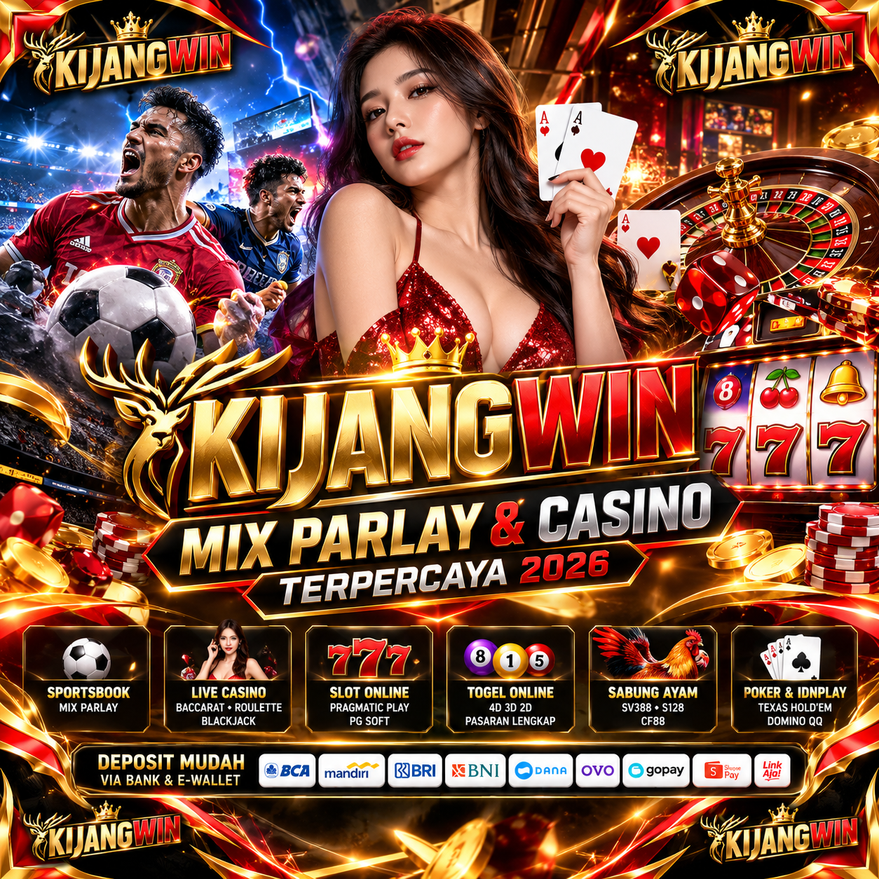 KIJANGWIN Mix Parlay & Casino Terpercaya 2026