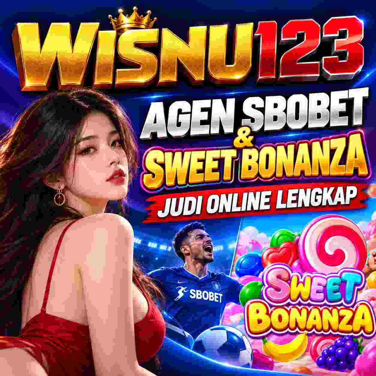 Banner WISNU123 dengan tema Domino QQ Casino Online
