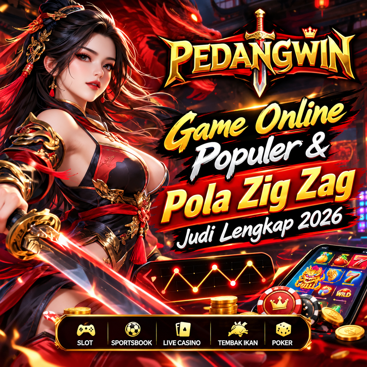 Galeri foto PEDANGWIN: Game Online Populer & Pola Zig Zag Judi Lengkap 2026 di Jakarta