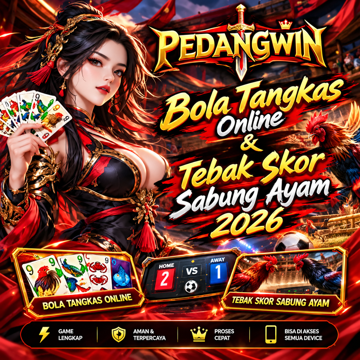 PEDANGWIN: Jelajahi Dunia Game Online dengan Tema Unik dan Modern