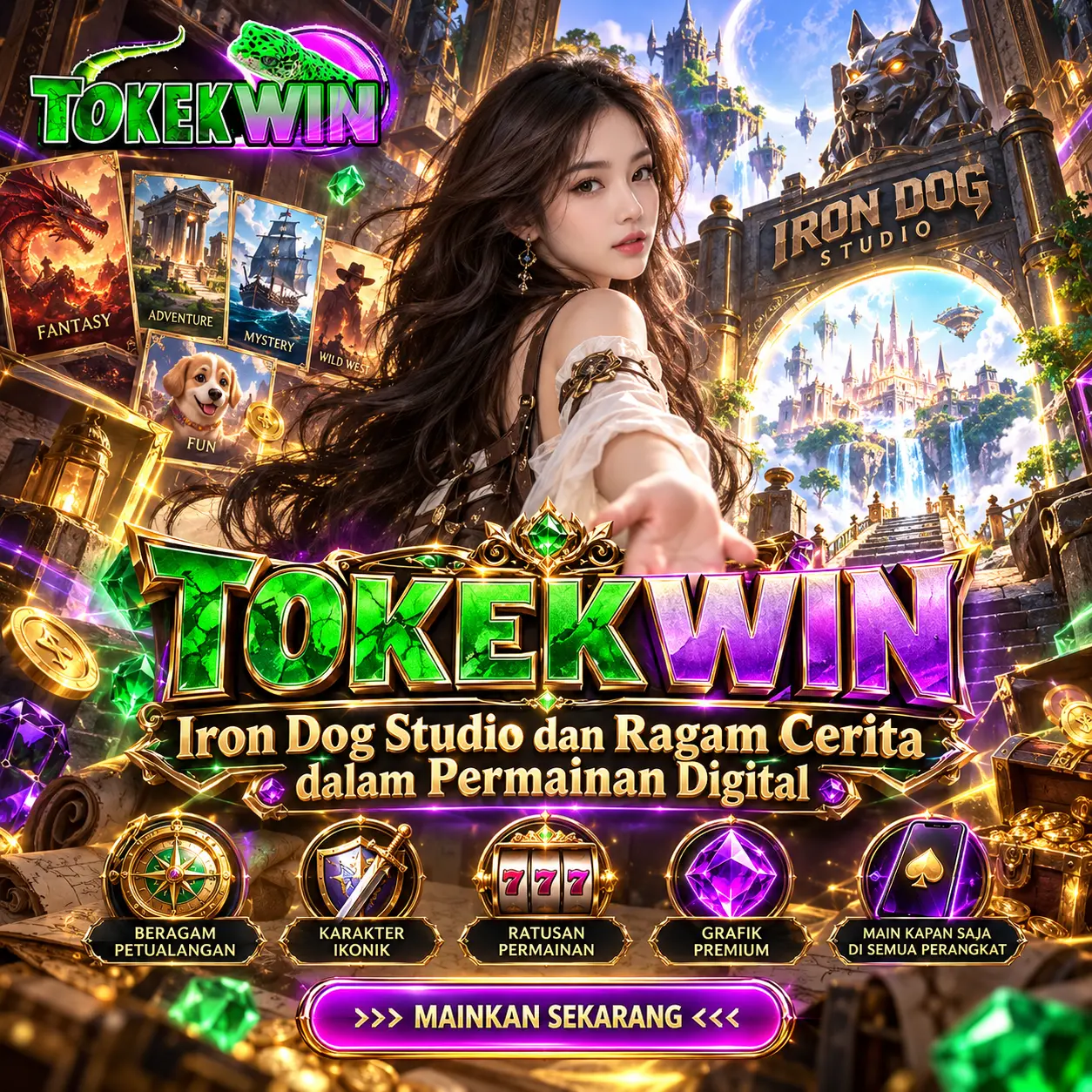 TOKEKWIN - Evolution dan Peran Roda dalam Game Show Live